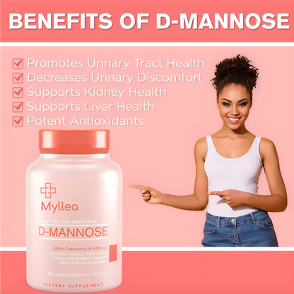 Myllea™ D-Mannose Urinary Tract Health Capsules